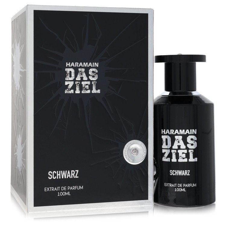 Al Haramain Das Ziel Schwarz Extrait De Parfum Spray By Al Haramain 3.33 oz Extrait De Parfum Spray For Men By Al Haramain