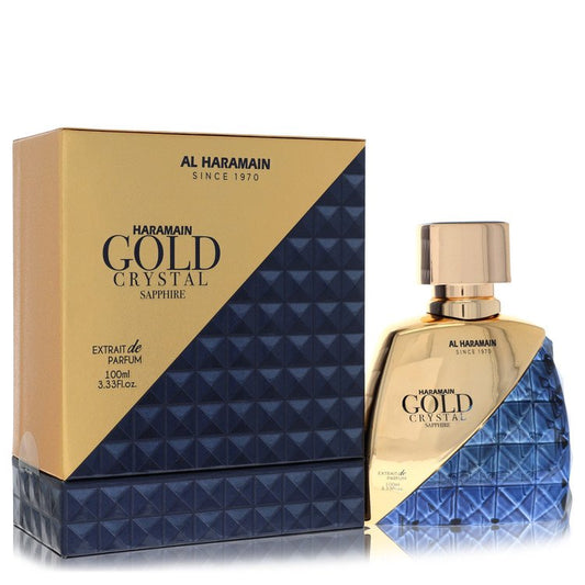 Al Haramain Gold Crystal Sapphire 3.33 oz Extrait De Parfum Spray For Men By Al Haramain