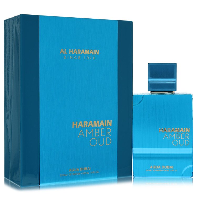 Al Haramain Amber Oud Aqua Dubai Extrait De Parfum Spray By Al Haramain 3.33 oz Extrait De Parfum Spray For Men By Al Haramain
