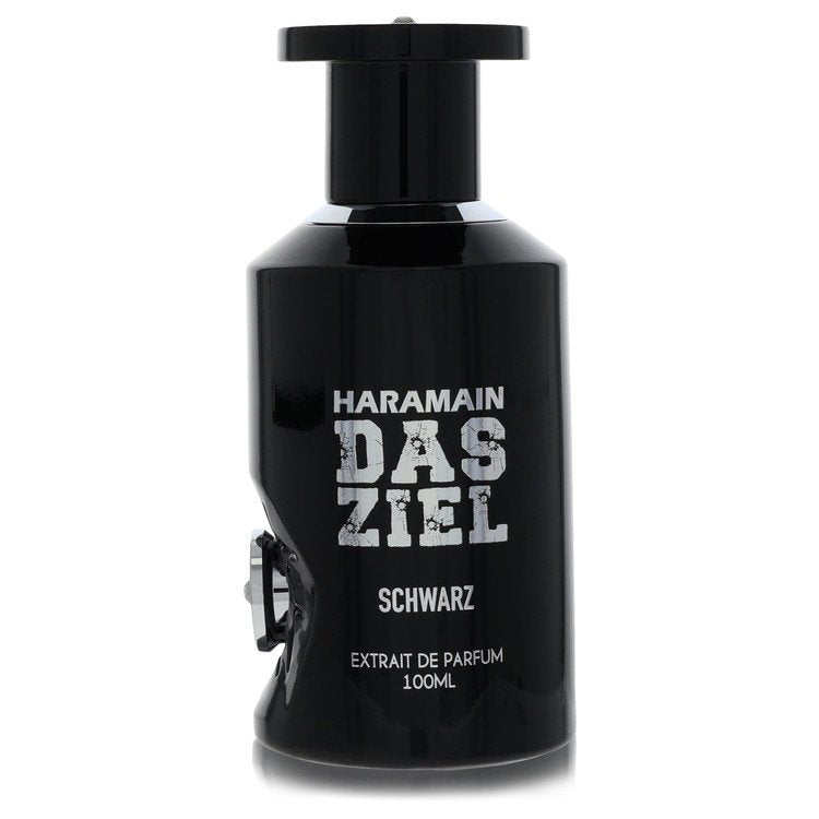 Al Haramain Das Ziel Schwarz Extrait De Parfum Spray 3.33 oz Extrait De Parfum Spray (Tester) For Men By Al Haramain