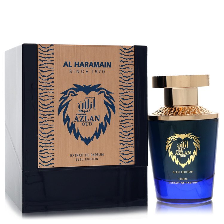 Al Haramain Azlan Oud Bleu Extrait De Parfum Spray By Al Haramain 3.33 oz Extrait De Parfum Spray For Men By Al Haramain