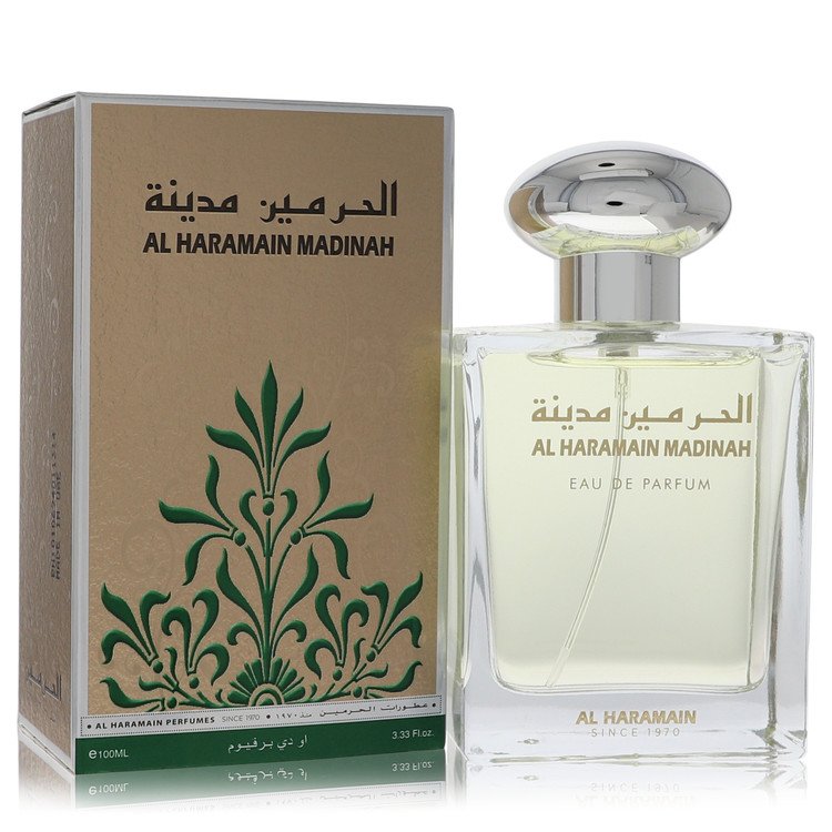 Al Haramain Madinah Eau De Parfum Spray 3.33 oz Eau De Parfum Spray (Unisex) For Women By Al Haramain