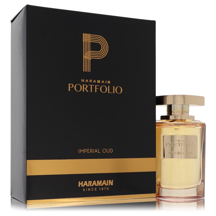 Al Haramain Portfolio Imperial Oud Eau De Parfum Spray 2.5 oz Eau De Parfum Spray (Unisex) For Men By Al Haramain