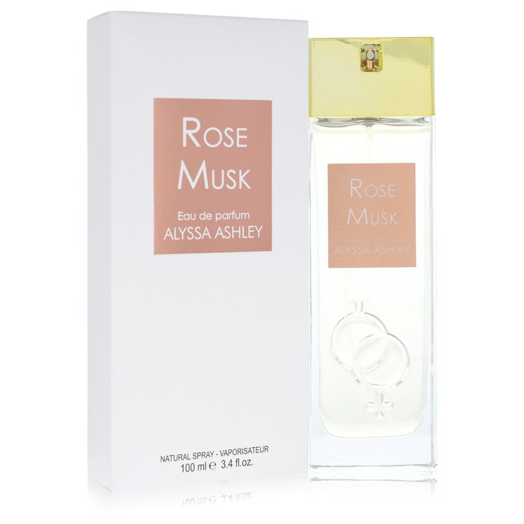 Alyssa Ashley Rose Musk Eau De Parfum Spray By Alyssa Ashley 3.4 oz Eau De Parfum Spray For Women By Alyssa Ashley