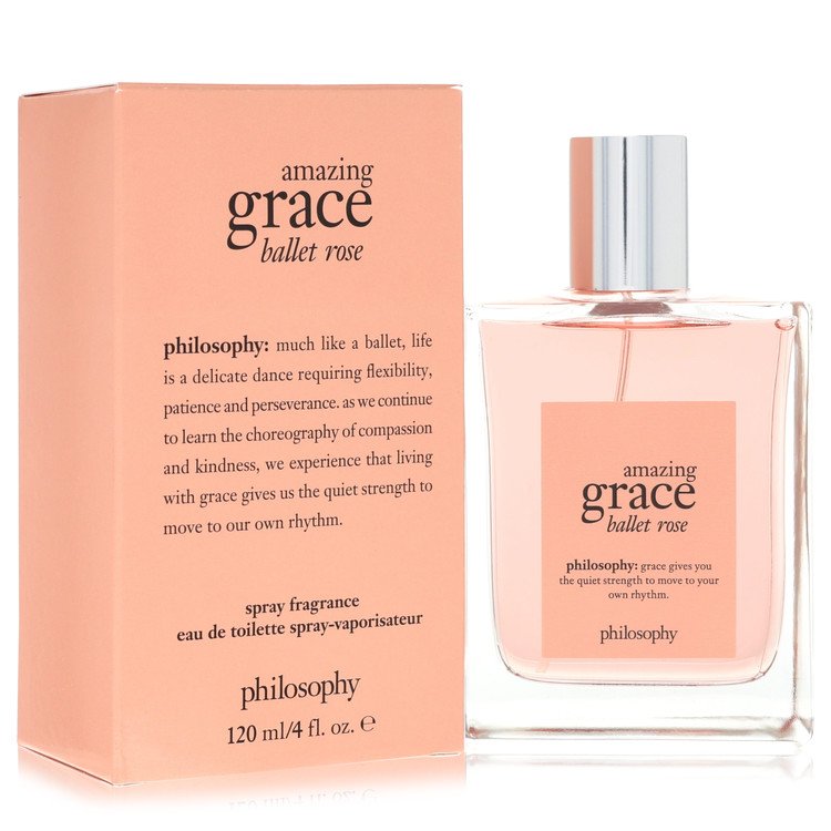 Amazing Grace Ballet Rose 4 oz Eau De Toilette Spray For Women By Philosophy