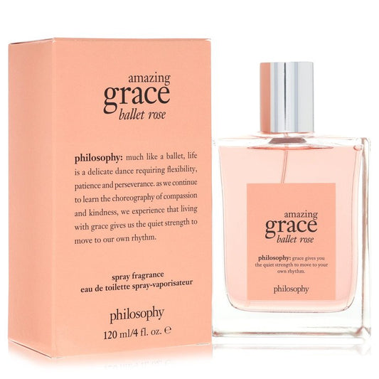 Amazing Grace Ballet Rose 4 oz Eau De Toilette Spray For Women By Philosophy