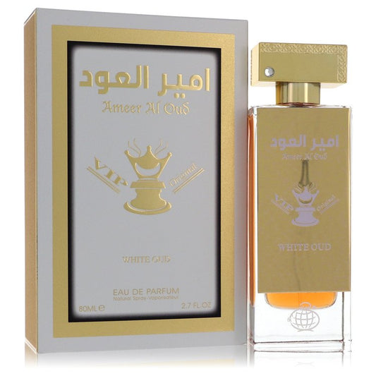 Ameer Al Oud Vip Original White Oud Eau De Parfum Spray 2.7 oz Eau De Parfum Spray (Unisex) For Men By Fragrance World