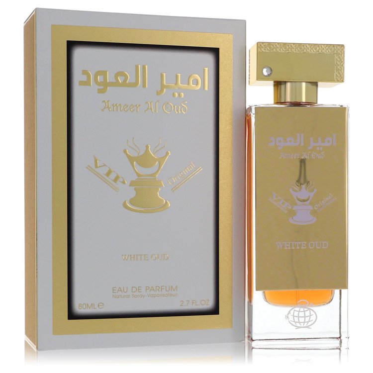 Ameer Al Oud Vip Original White Oud Eau De Parfum Spray 2.7 oz Eau De Parfum Spray (Unisex) For Men By Fragrance World