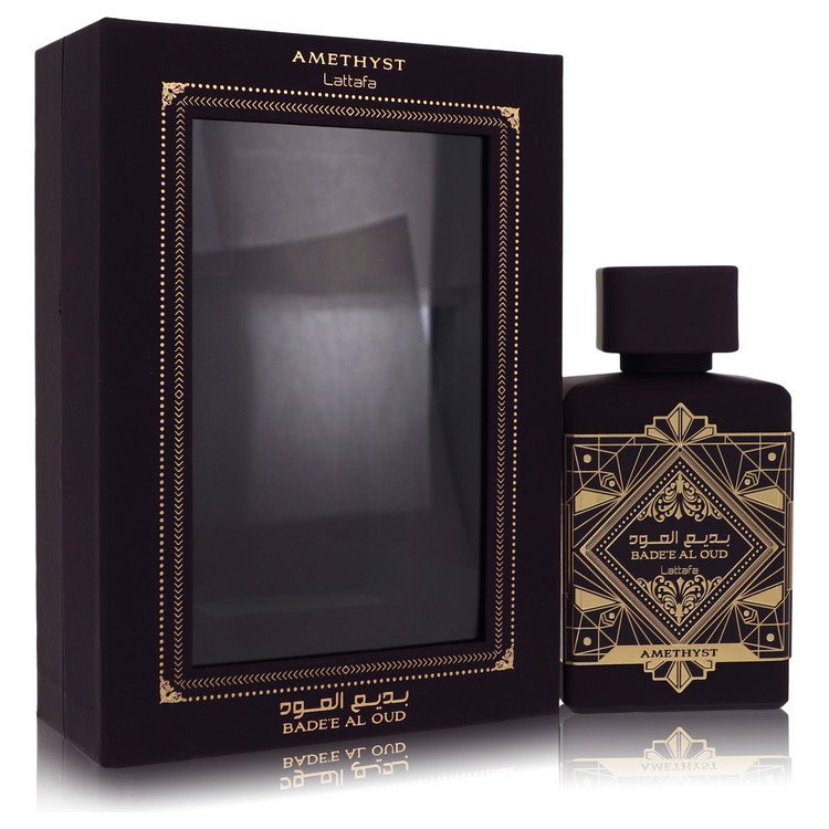 Lattafa Badee Al Oud Amethyst Eau De Parfum Spray 3.4 oz Eau De Parfum Spray (Unisex) For Women By Lattafa