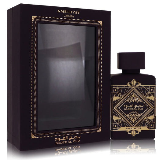 Lattafa Badee Al Oud Amethyst Eau De Parfum Spray 3.4 oz Eau De Parfum Spray (Unisex) For Women By Lattafa