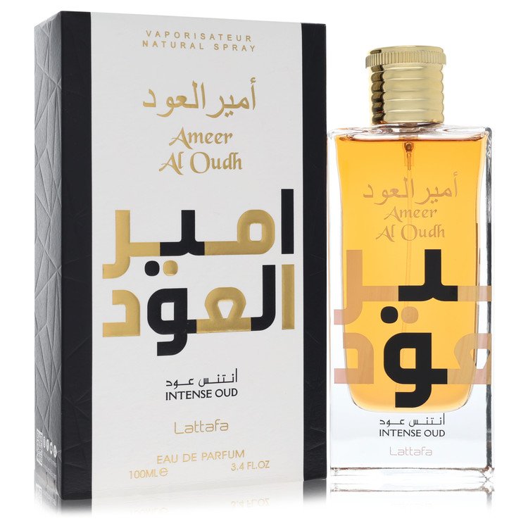 Ameer Al Oudh Intense Oud Eau De Parfum Spray 3.4 oz Eau De Parfum Spray (Unisex) For Women By Lattafa