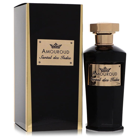 Santal Des Indes Eau De Parfum Spray 3.4 oz Eau De Parfum Spray (Unisex) For Women By Amouroud