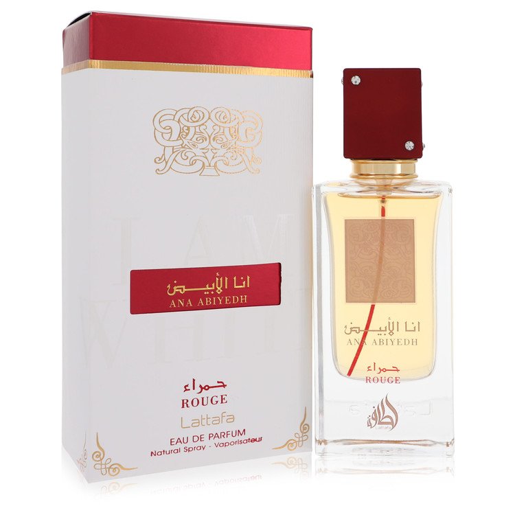 Ana Abiyedh I Am White Rouge Eau De Parfum Spray 2 oz Eau De Parfum Spray (Unisex) For Women By Lattafa