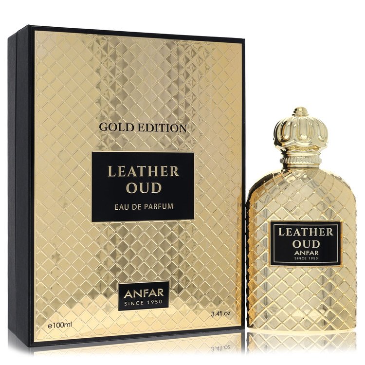 Anfar Leather Oud Gold Edition 3.4 oz Eau De Parfum Spray For Men By Anfar