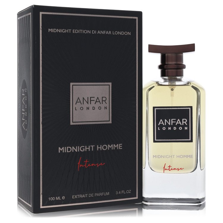 Anfar London Midnight Homme Intense Extrait De Parfum Spray By Anfar 3.4 oz Extrait De Parfum Spray For Men By Anfar