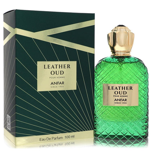 Anfar Leather Oud 3.4 oz Eau De Parfum Spray For Men By Anfar