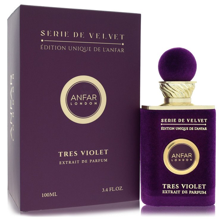 Anfar London Tres Violet Extrait De Parfum Spray By Anfar 3.4 oz Extrait De Parfum Spray For Women By Anfar
