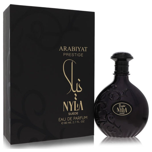 Arabiyat Prestige Nyla Suede Eau De Parfum Spray 2.7 oz Eau De Parfum Spray (Unisex) For Men By Arabiyat Prestige