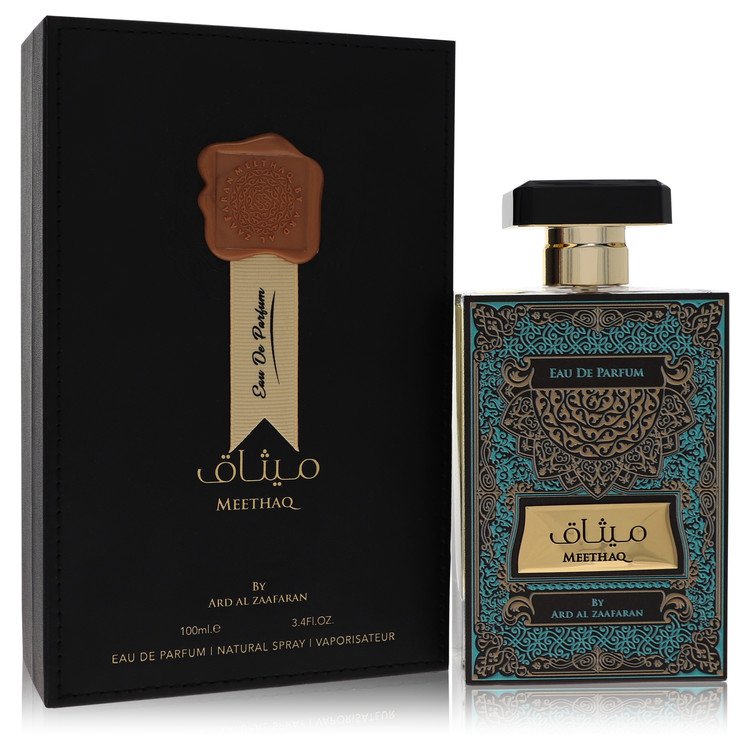 Ard Al Zaafaran Meethaq Eau De Parfum Spray 3.4 oz Eau De Parfum Spray (Unisex) For Men By Al Zaafaran