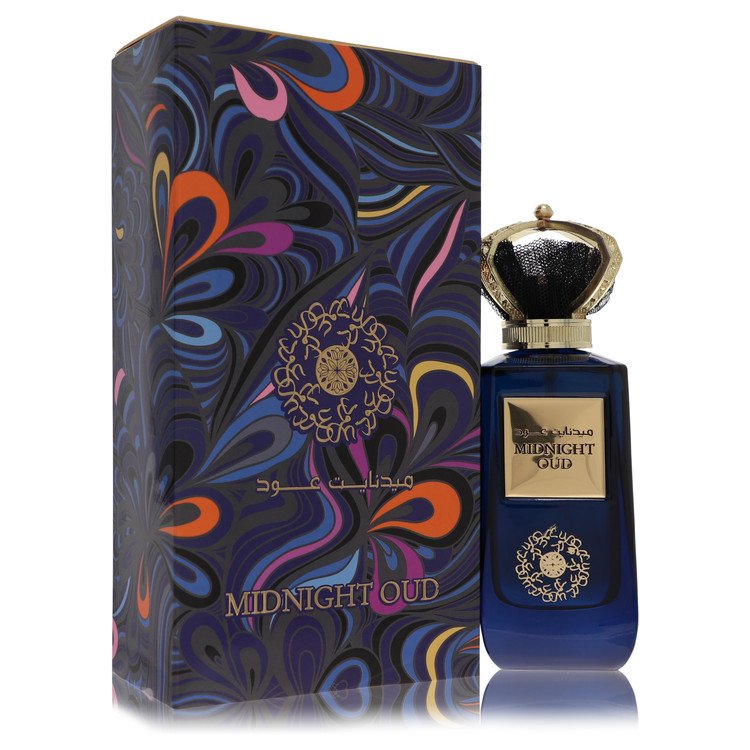 Ard Al Zaafaran Midnight Oud 3.4 oz Eau De Parfum Spray (Unisex) For Men By Al Zaafaran