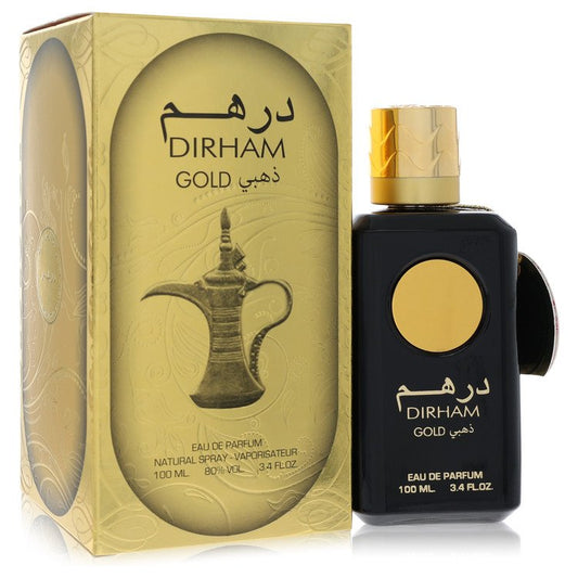 Ard Al Zaafaran Dirham Gold Eau De Parfum Spray 3.4 oz Eau De Parfum Spray (Unisex) For Men By Al Zaafaran