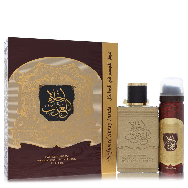 Ard Al Zaafaran Ahlam Al Arab 2.72 oz Eau De Parfum Spray + 1.7 Perfume Spray For Men By Al Zaafaran