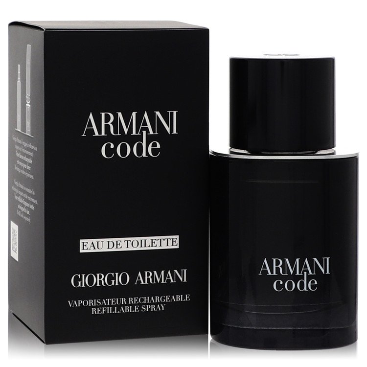 Armani Code 1.7 oz Eau De Toilette Spray Refillable For Men By Giorgio Armani