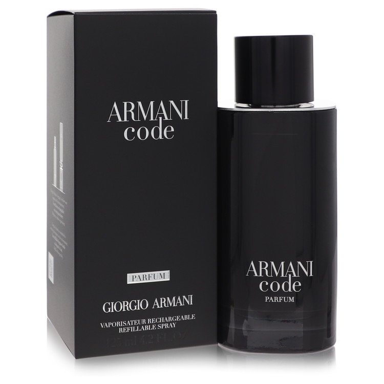 Armani Code Parfum Spray Relillable By Giorgio Armani 4.2 oz Parfum Spray Relillable For Men By Giorgio Armani