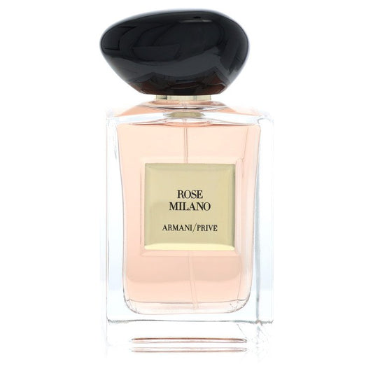 Armani Prive Rose Milano Eau De Toilette Spray 3.4 oz Eau De Toilette Spray (Tester) For Women By Giorgio Armani