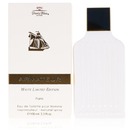 Armateur White 3.3 oz Eau De Toilette Spray For Men By Paris Bleu