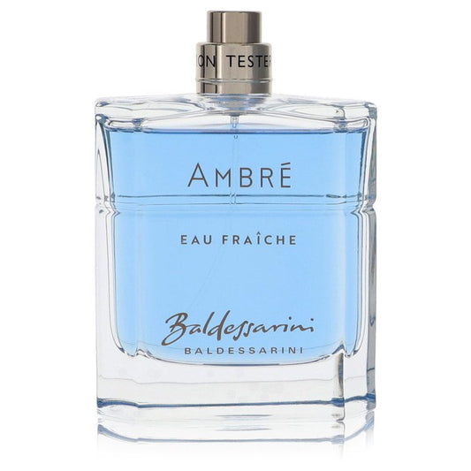 Baldessarini Ambre Eau Fraiche Eau De Toilette Spray 3 oz Eau De Toilette Spray (Tester) For Men By Hugo Boss