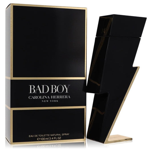 Bad Boy 3.4 oz Eau De Toilette Spray For Men By Carolina Herrera