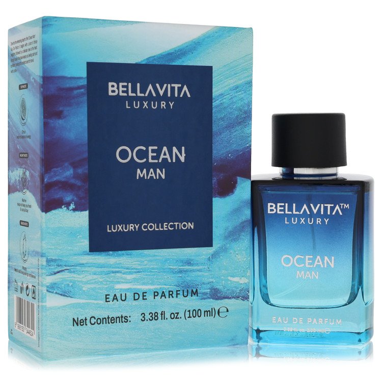 Bellavita Luxury Ocean 3.38 oz Eau De Parfum Spray For Men By Bellavita