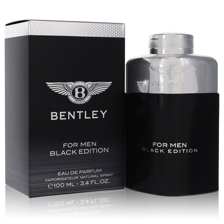 Bentley Black Edition Eau De Parfum Spray By Bentley 3.4 oz Eau De Parfum Spray For Men By Bentley