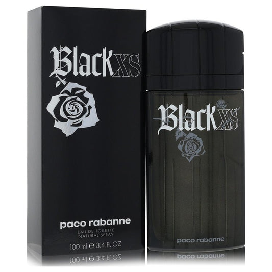 Black Xs 3.4 oz Eau De Toilette Spray For Men By Paco Rabanne