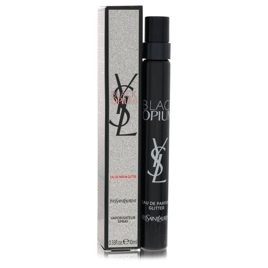 Black Opium Glitter 0.33 oz Mini EDP Spray For Women By Yves Saint Laurent