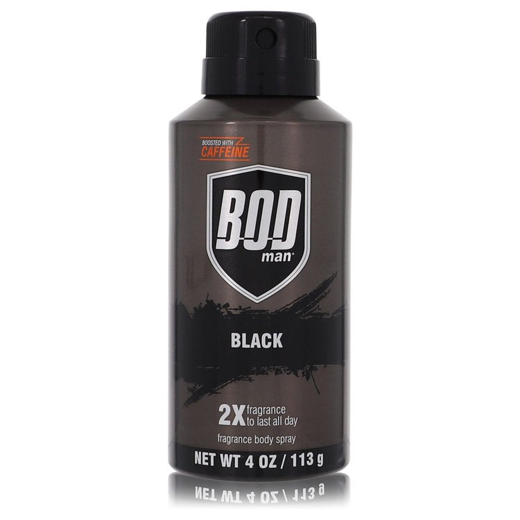 Bod Man Black 4 oz Body Spray For Men By Parfums De Coeur