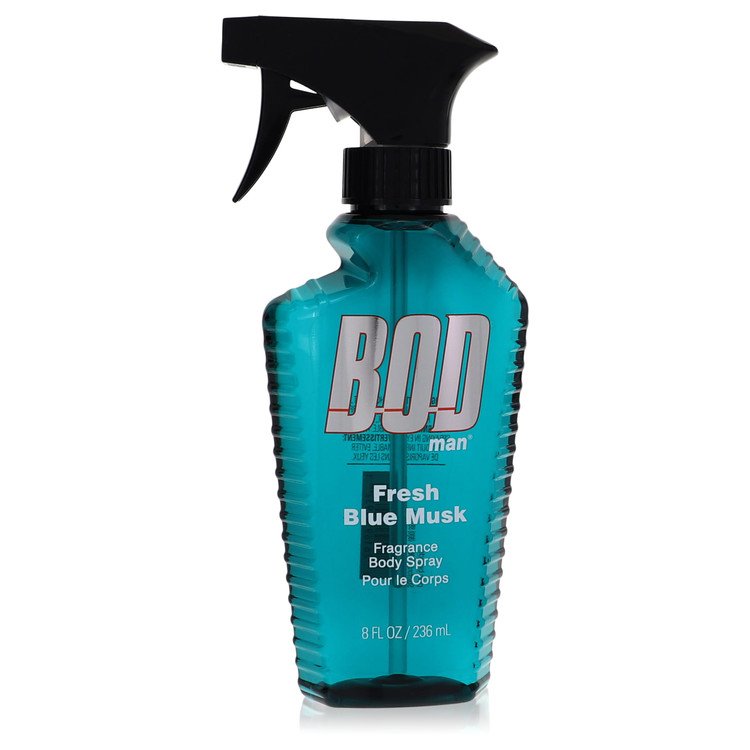 Bod Man Fresh Blue Musk 8 oz Body Spray For Men By Parfums De Coeur