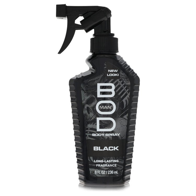 Bod Man Black 8 oz Body Spray For Men By Parfums De Coeur