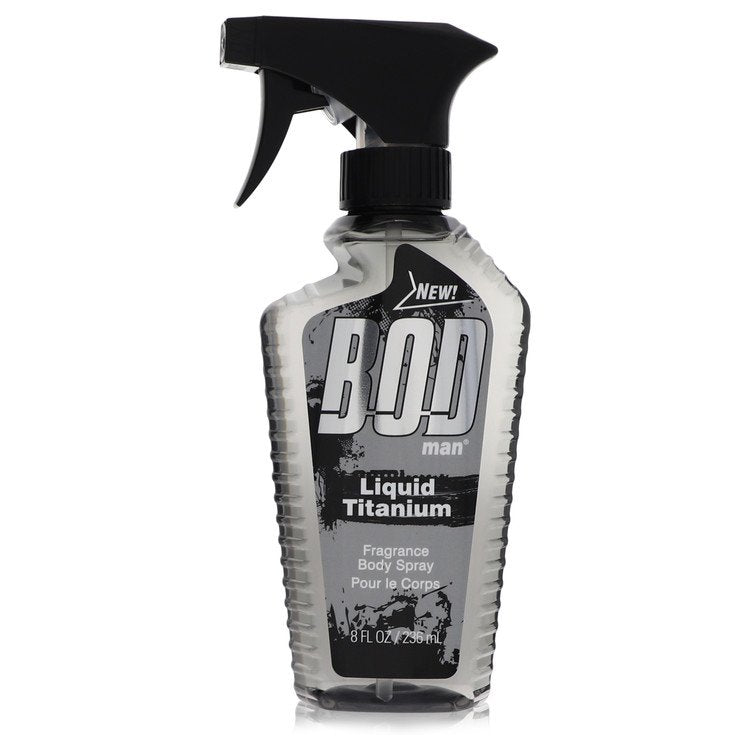 Bod Man Liquid Titanium 8 oz Fragrance Body Spray For Men By Parfums De Coeur