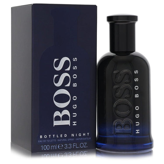 Boss Bottled Night 3.3 oz Eau De Toilette Spray For Men By Hugo Boss