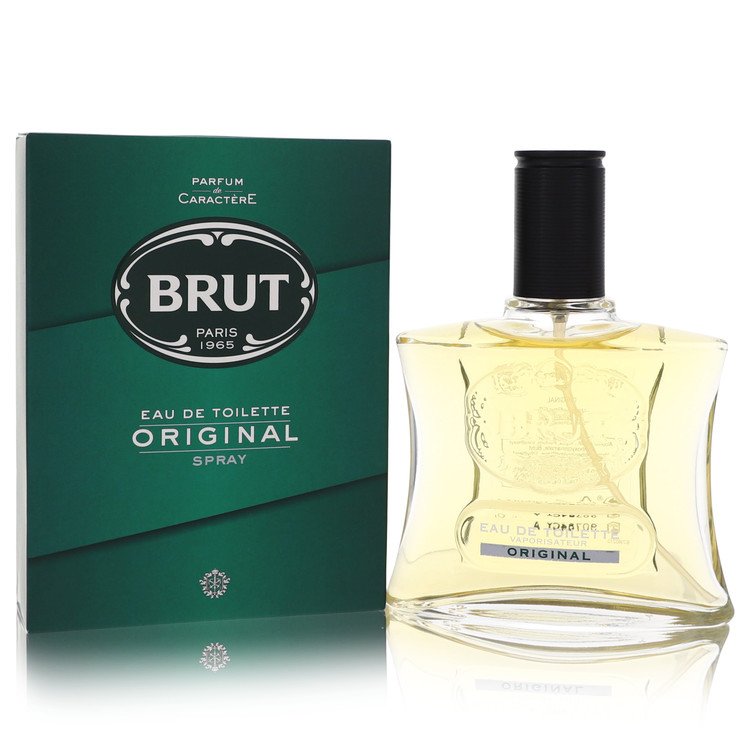 Brut Eau De Toilette Spray 3.4 oz Eau De Toilette Spray (Original Glass Bottle) For Men By Faberge