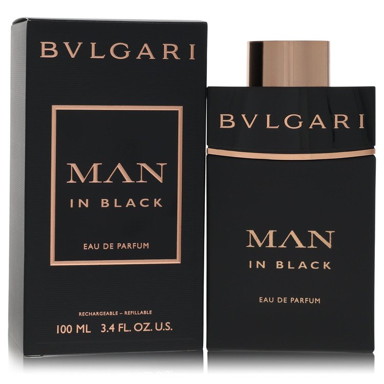 Bvlgari Man In Black 3.4 oz Eau De Parfum Refillable Spray For Men By Bvlgari