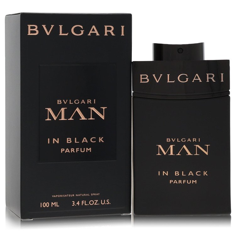Bvlgari Man In Black 3.4 oz Parfum Spray For Men By Bvlgari