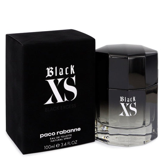 Black Xs Eau De Toilette Spray 3.4 oz Eau De Toilette Spray (2018 New Packaging) For Men By Paco Rabanne