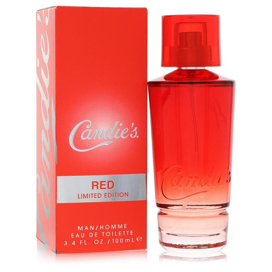 Candies Red Eau De Toilette Spray 3.4 oz Eau De Toilette Spray (Limited Edition) For Men By Candies