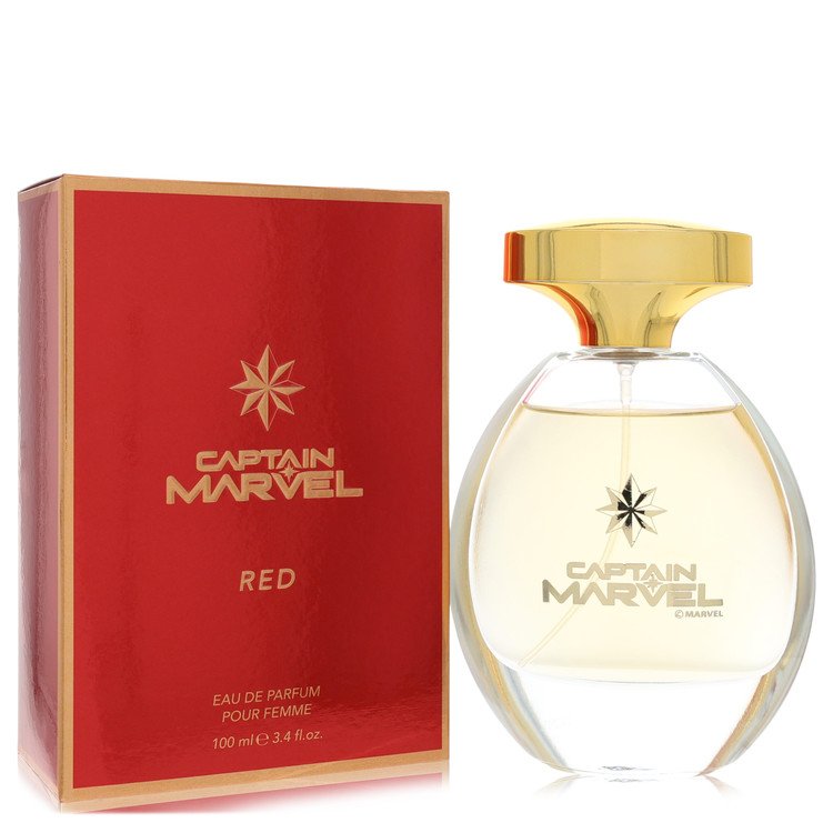 Captain Marvel Red 3.4 oz Eau De Parfum Spray For Women By Marvel