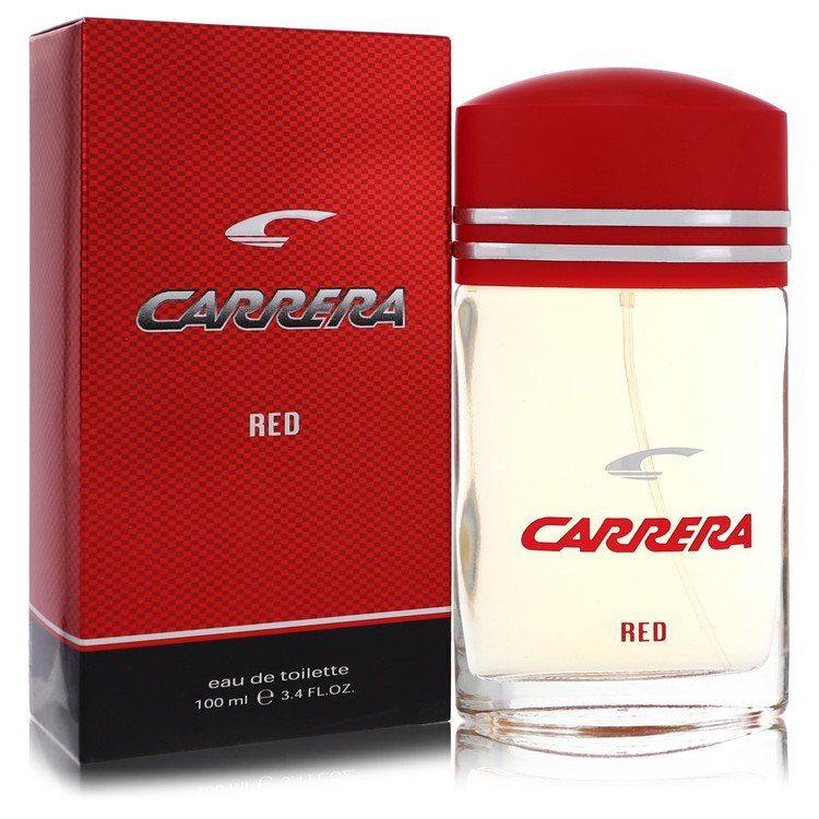 Carrera Red 3.4 oz Eau De Toilette Spray For Men By Vapro International