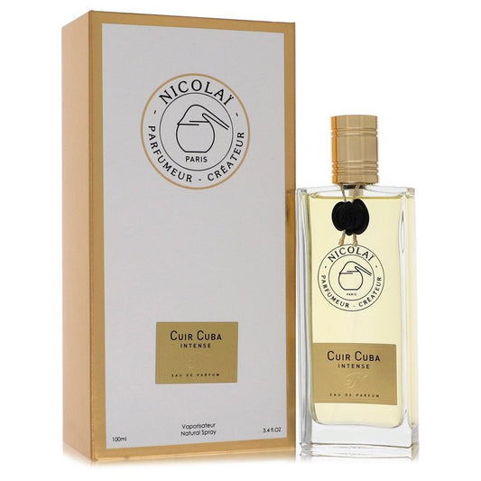 Cuir Cuba Intense Eau De Parfum Spray 3.4 oz Eau De Parfum Spray (Unisex) For Women By Nicolai