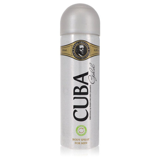 Cuba Gold Deodorant Spray 6.7 oz Deodorant Spray (unboxed) For Men By Fragluxe
